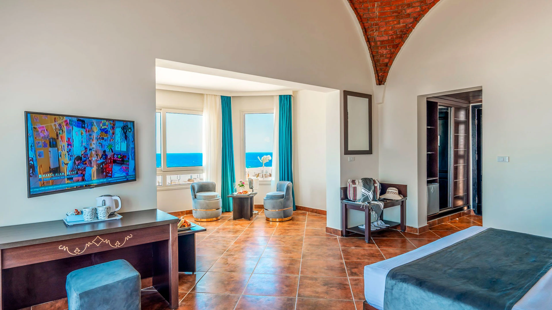 THE THREE CORNERS SEA BEACH RESORT Нова Година - Почивка в Хургада с чартър от София – 36